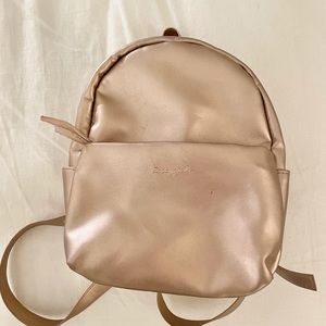 Zara Girls Golden Backpack